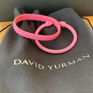 David Yurman Renaissance Bracelet in Pink Aluminum